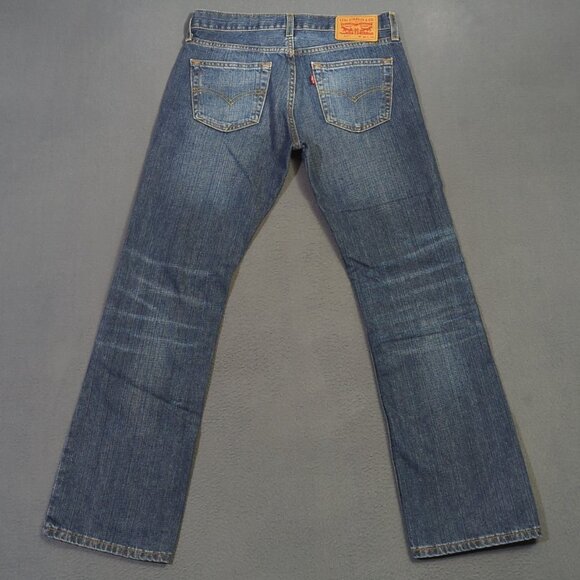 Levi's Jeans Men's 30x30 Blue 527 Slim Fit Boot Cut Denim - Picture 3 of 11